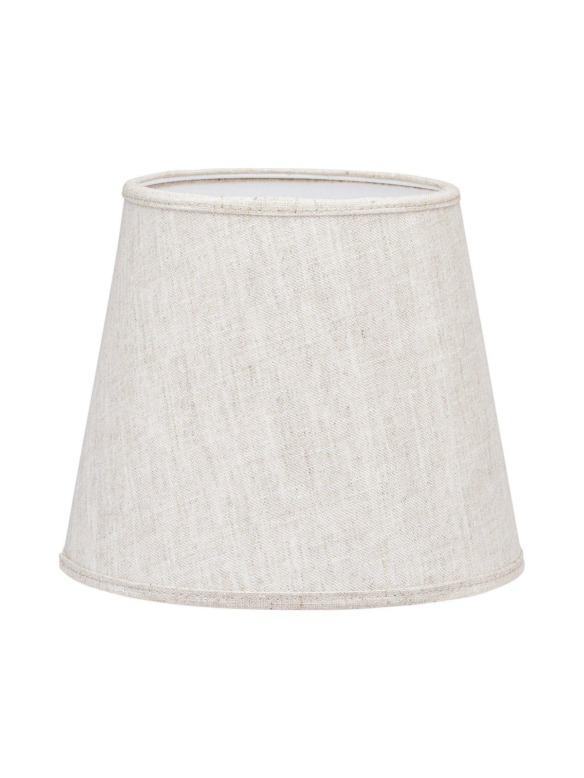 Mia Lampskärm – Lin natur/vit 20 cm