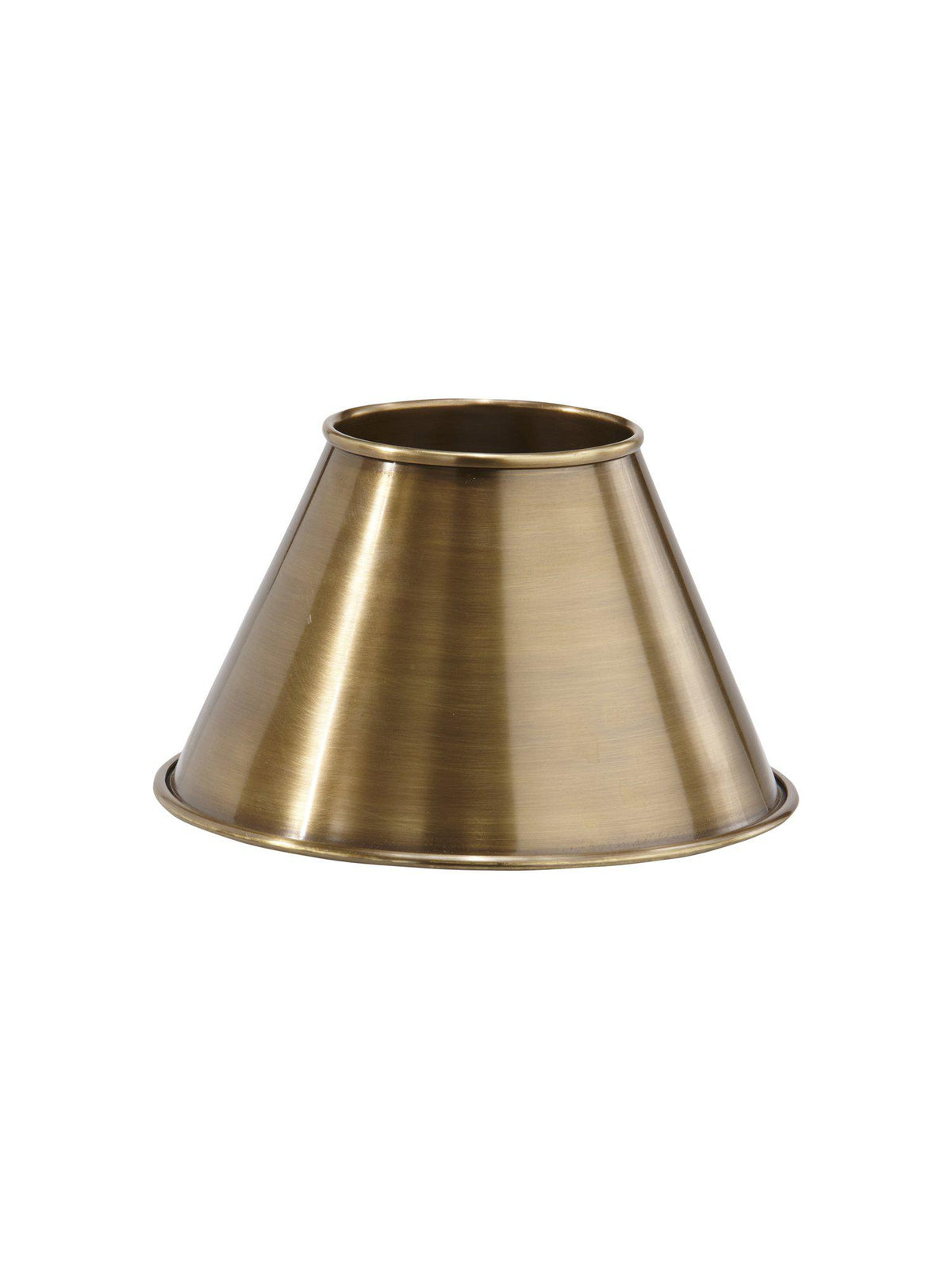 Classic Metallskärm – Antikmässing 22 cm
