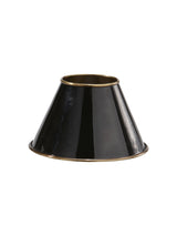 Classic Metallskärm – Svart/Antikmäss 22 cm