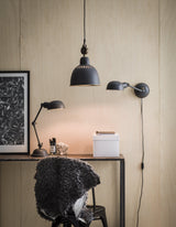 Cleveland Taklampa – JakoGrå/Mässing 23 cm