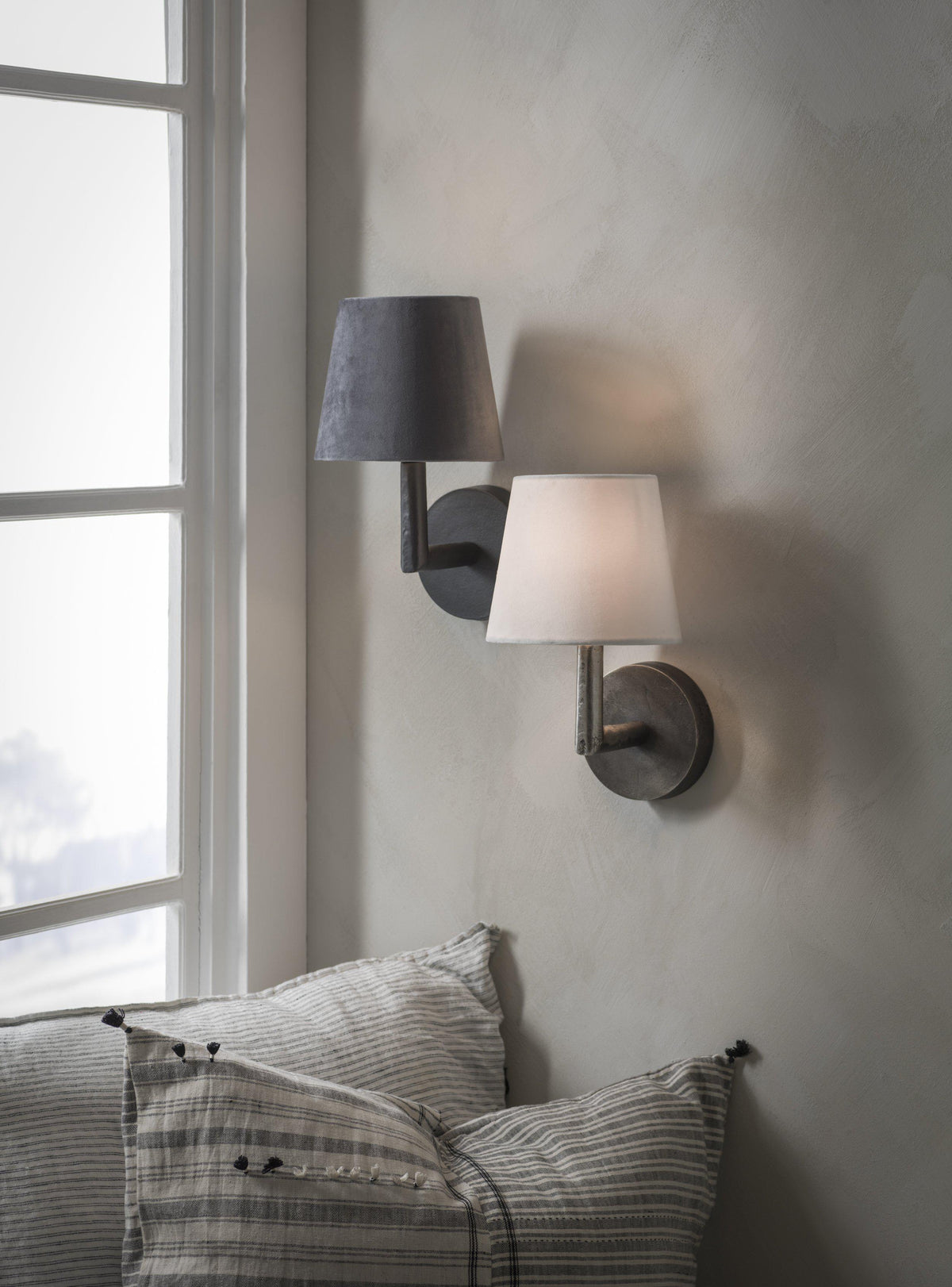 Columbus Vägglampa – Industrigrå 22 cm