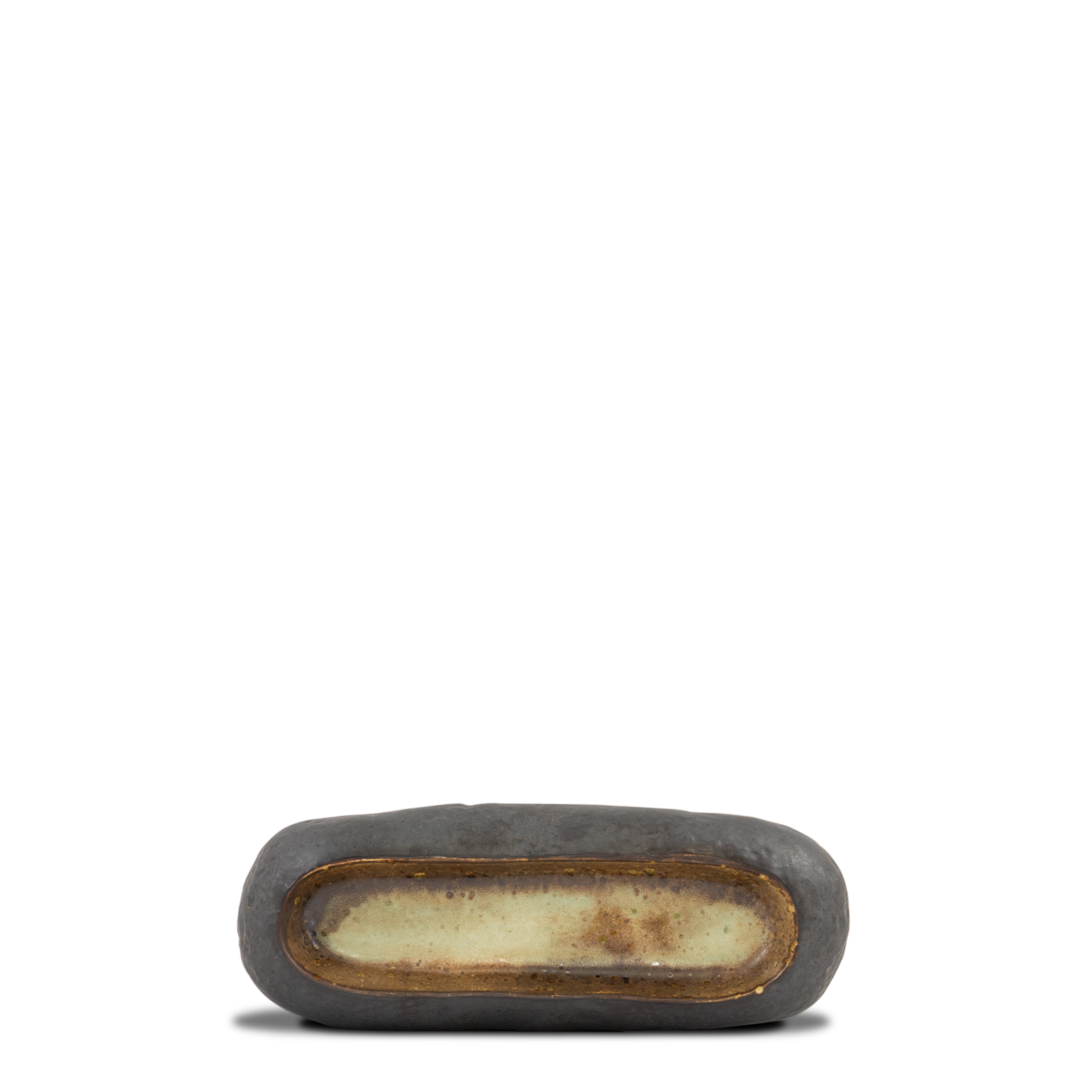 Seixo svart - oval serveringsfat (set om 6)