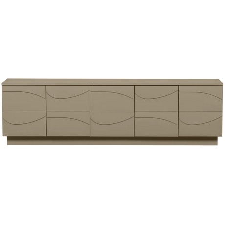 WOOOD, Teo TV-bänk 180 cm i Furu – Lera FSC®