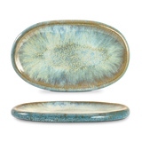 Quartzo aqua - stora fat (set om 4)