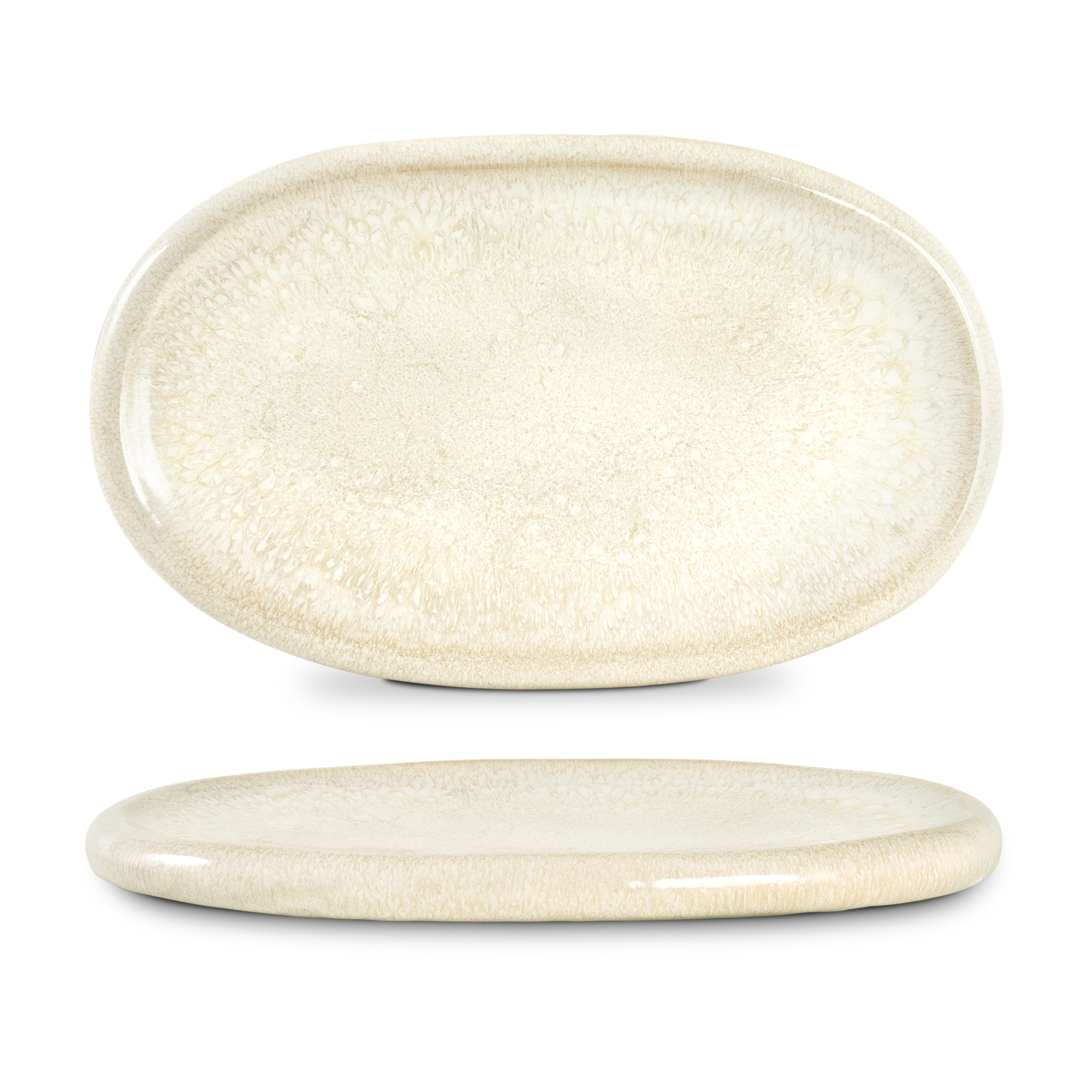Quartzo cristal branco -  stora fat (set om 4)