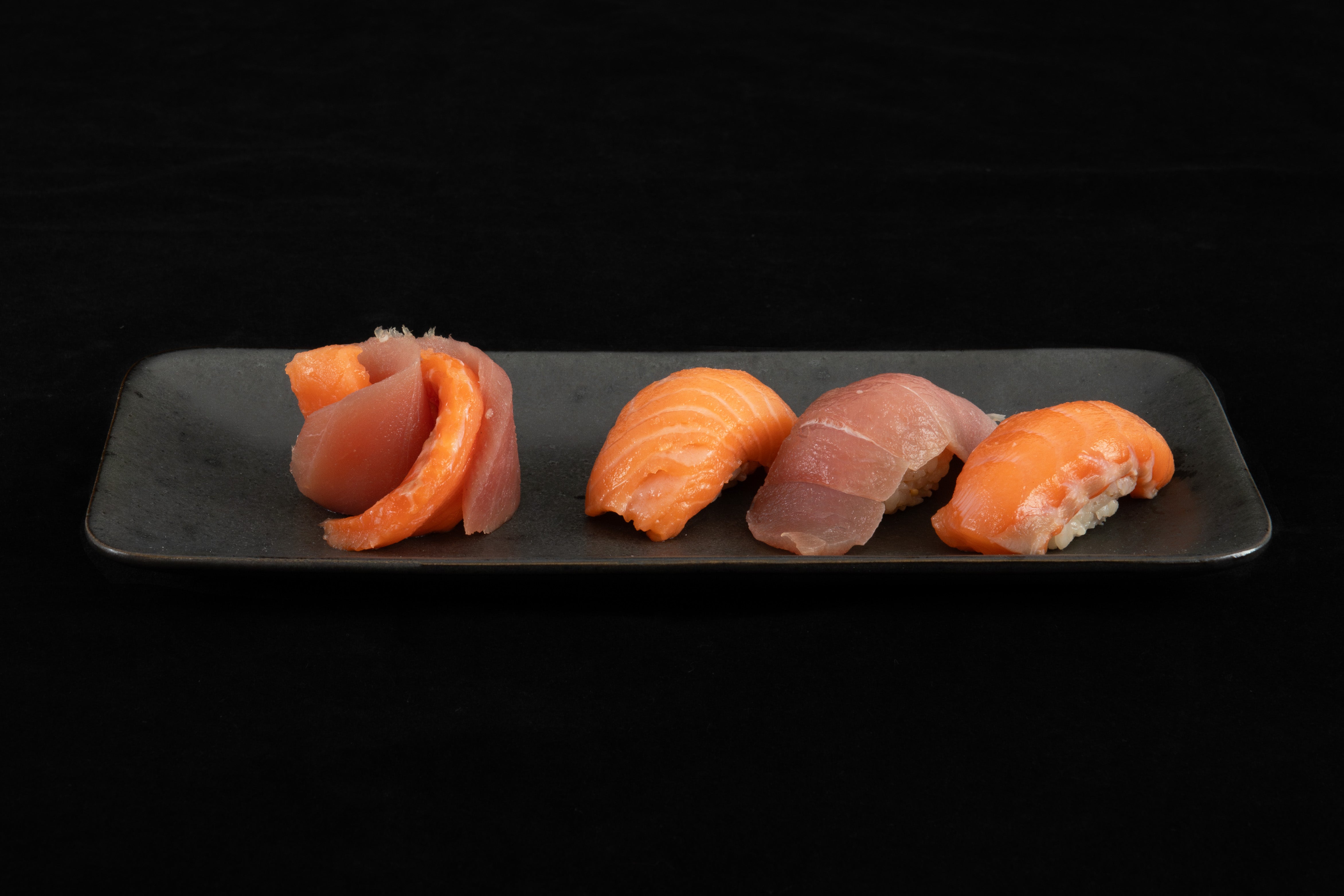 Sushifat liten - svart (set om 6)