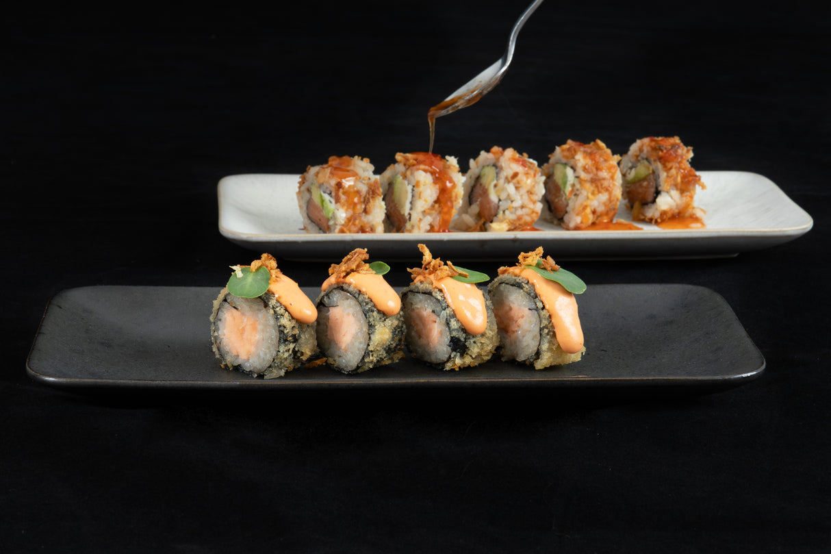 Sushifat liten - vit (set om 6)