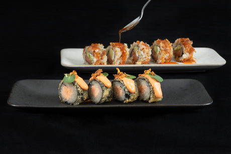 Sushifat liten - vit (set om 6)