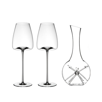 Zieher, gåvoset – Star Mini dekanterare & Vision Straight vinglas 2-pack