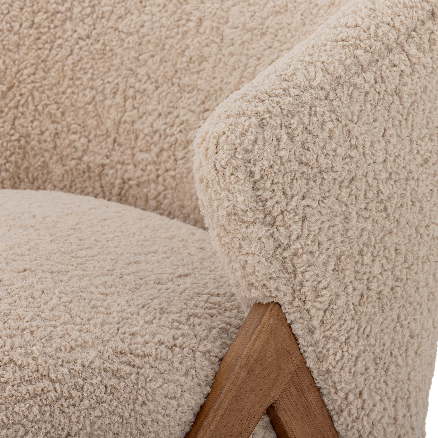 Camino Lounge Chair, Nature, FSC100%, Rubberwood®