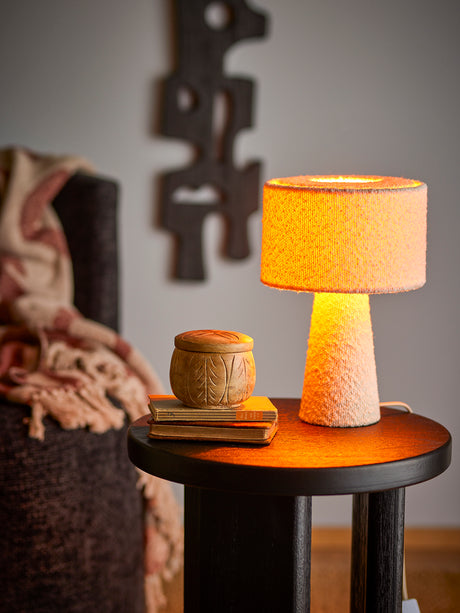 Bloomingville, Emmie Bordslampa, vit, polyester