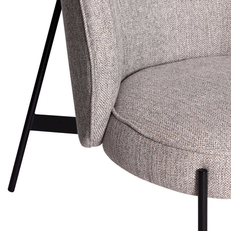 Hubsch, Area Loungefåtölj Ljusgrå