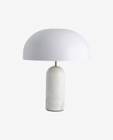 Nordal, ATLAS bordslampa med marmorfot – vit