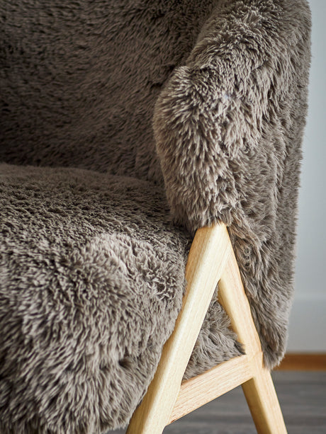 Bloomingville, Camino Lounge Chair, brun, FSC100%, Rubberwood®