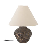 Bloomingville, Carolla bordslampa, brun, stengods.