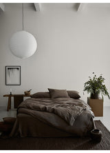 Påslakan linne taupe, 240x220 cm