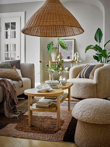 Bloomingville, Bocca Lounge-stol, Natur, Polyester