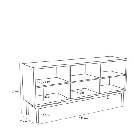 Hubsch, Dual Sideboard Flerfärgad