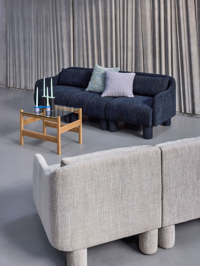 Hübsch, Elegance Soffa Mörkblå