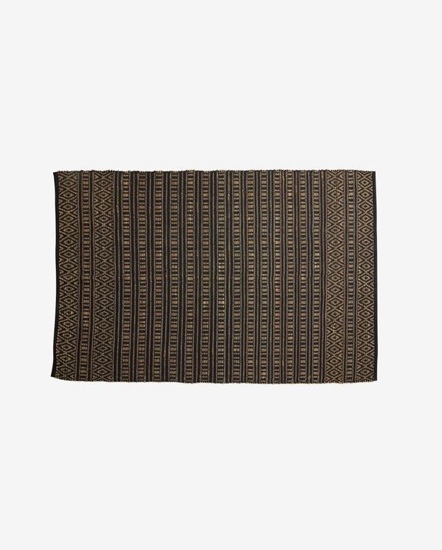 Nordal, FARAH matta 160×240 cm – svart/natur