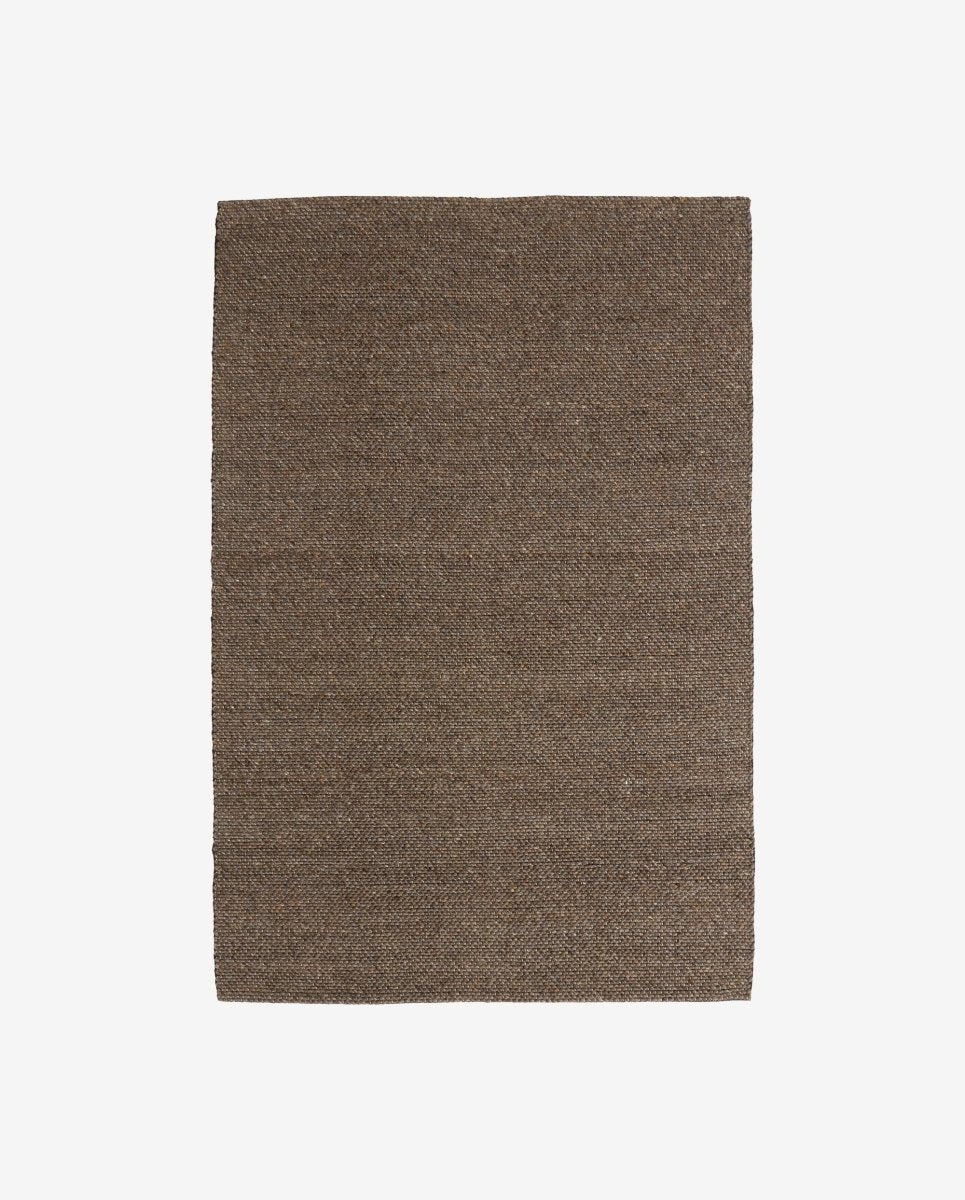 Nordal, FIA ullmatta 200×290 cm – grå/brun