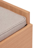 Hübsch, Forma Bänk Sand/Natur 85 cm