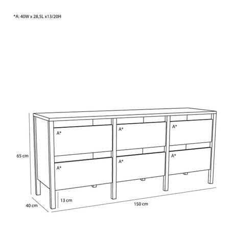 Hubsch, Forma Sideboard Natur