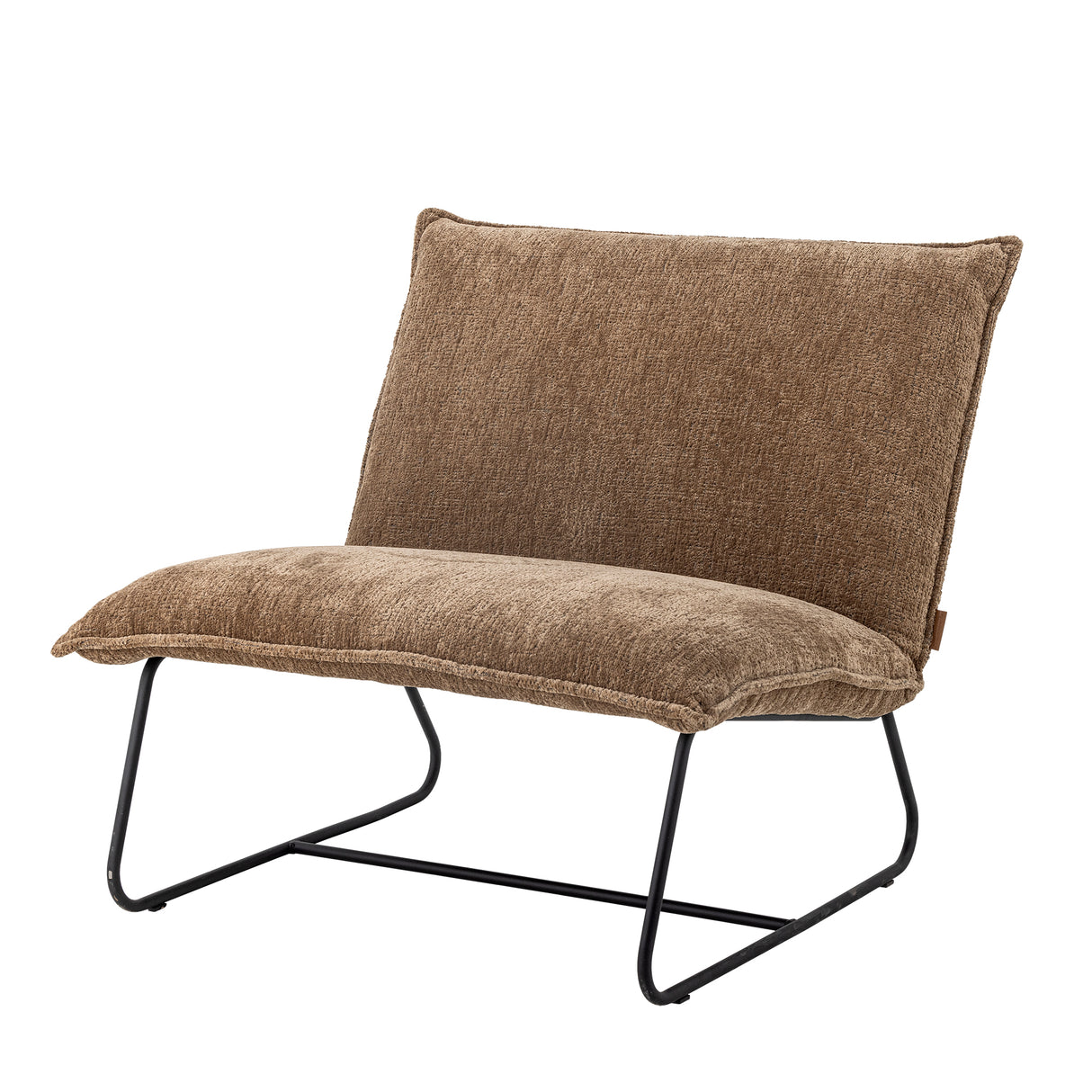 Bloomingville, Cape Lounge Chair, brun, återvunnen polyester