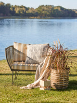 Bloomingville, Mundo Lounge Chair, grön, metall
