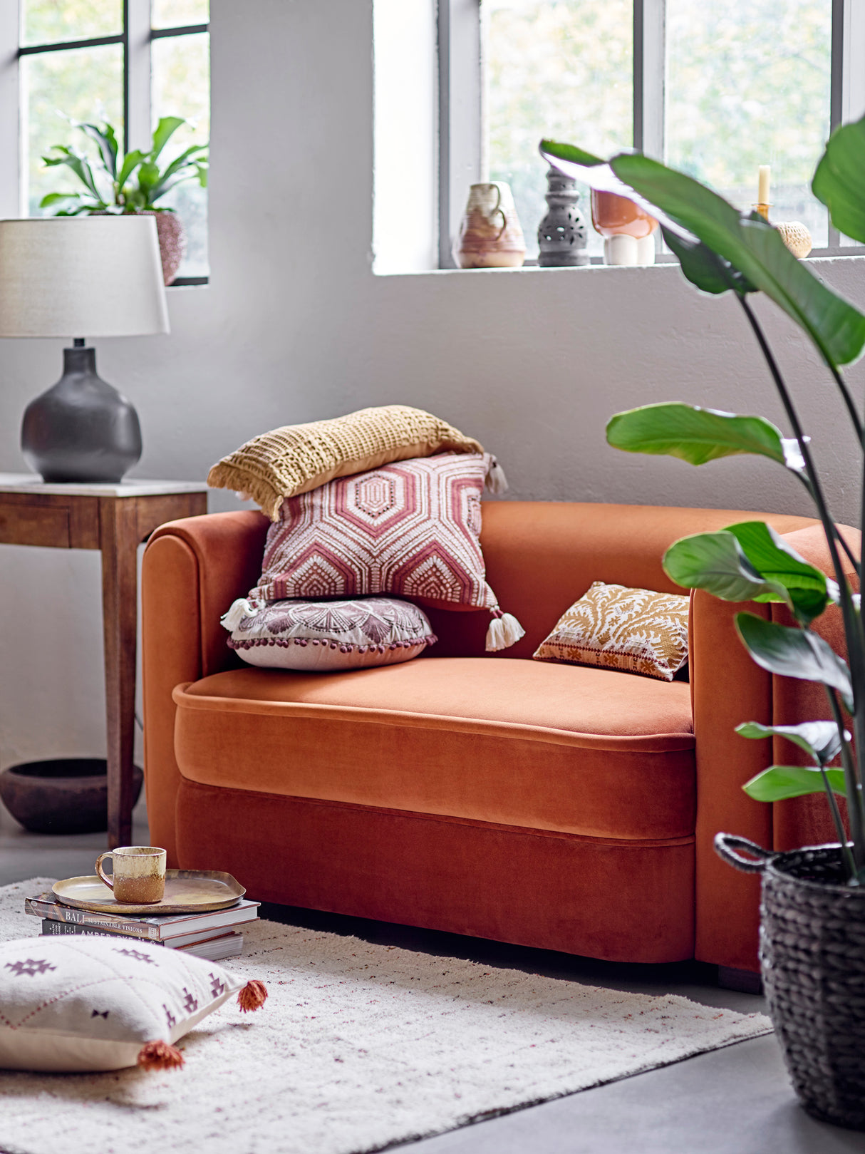 Bloomingville, Malala soffa, orange, polyester