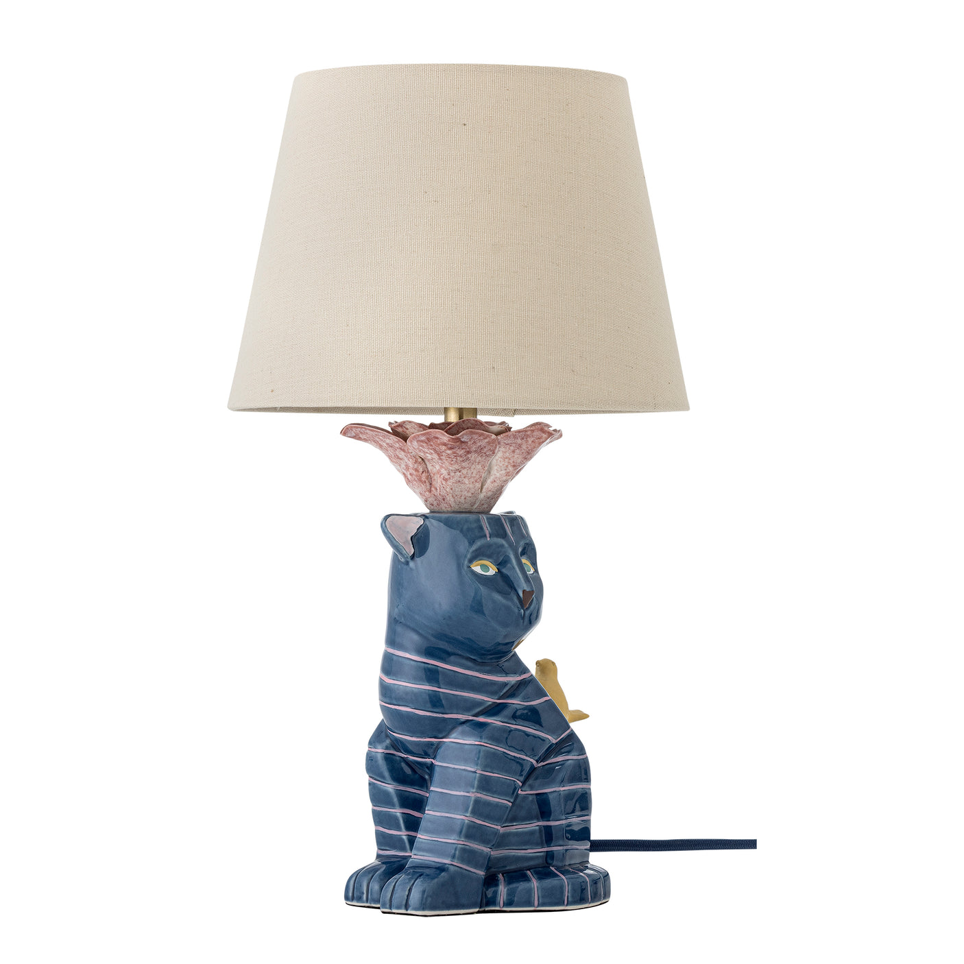 Bloomingville Eri bordslampa, multi, stengods (set om 2)