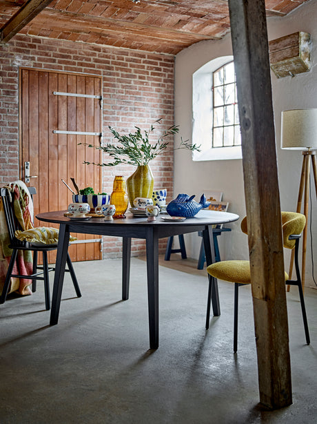 Bloomingville, Mill matstol, svart, furu