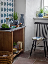 Bloomingville, Mill matstol, svart, furu