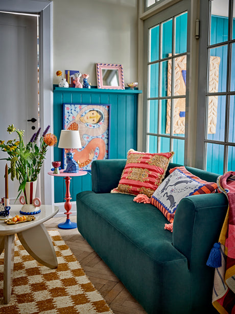 Bloomingville, Morgan-soffa, grön, polyester