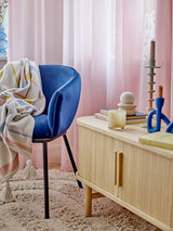 Bloomingville, Cortone matstol, blå, återvunnen polyester