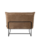 Bloomingville, Cape Lounge Chair, brun, återvunnen polyester