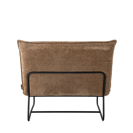 Bloomingville, Cape Lounge Chair, brun, återvunnen polyester