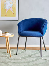 Bloomingville, Cortone matstol, blå, återvunnen polyester