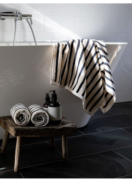 Bonnie badhandduk striped terry, 70x140 cm