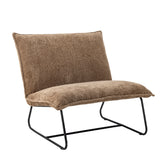 Bloomingville, Cape Lounge Chair, brun, återvunnen polyester
