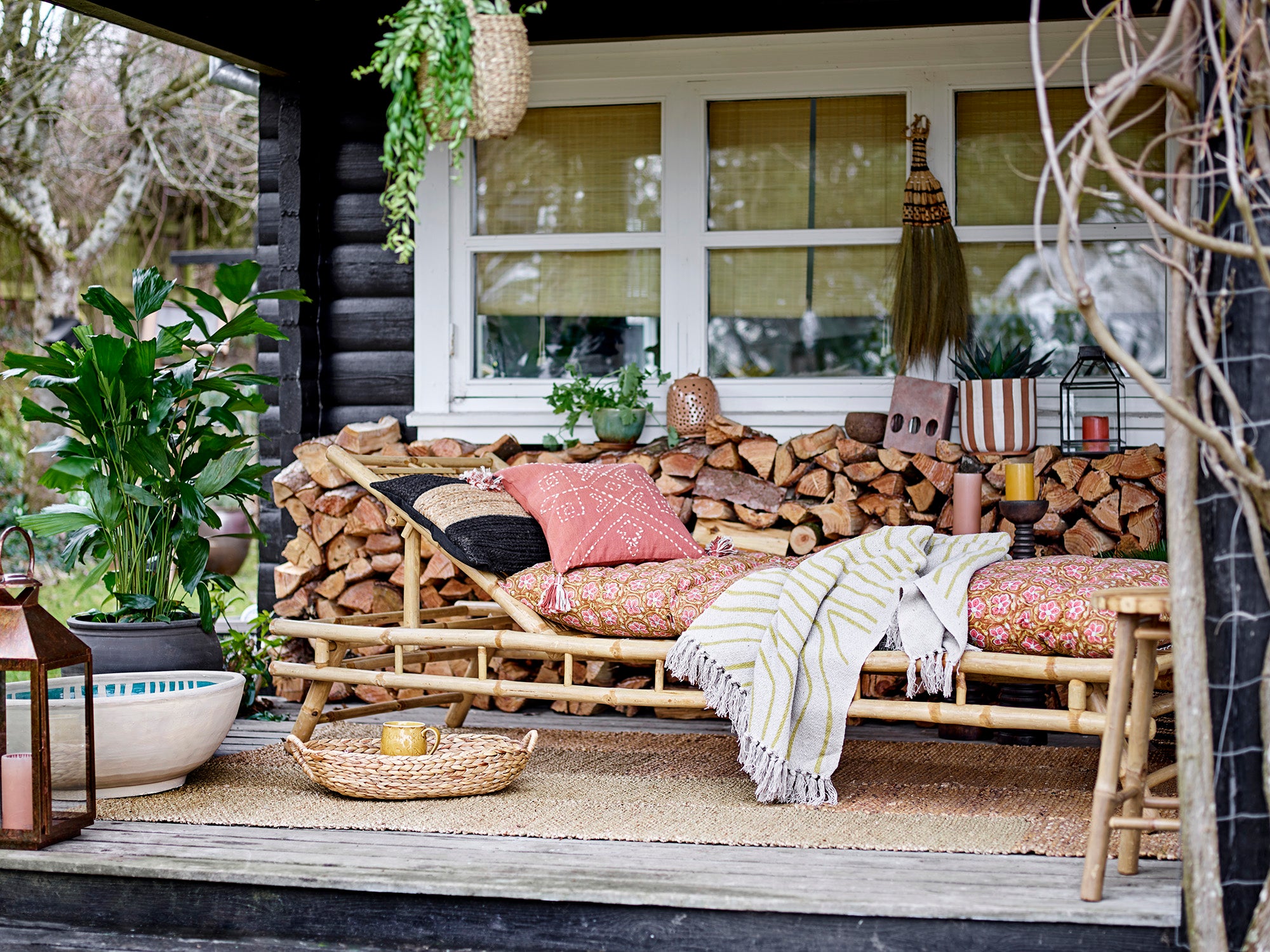 Bloomingville, Sole Daybed, Natur, Bambu