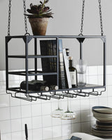 Nordal, LOFT hängande hylla, S – svart