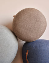 Hübsch, Mochi Sittpuff Brun Ø50 cm