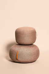 Hübsch, Mochi Sittpuff Brun Ø50 cm