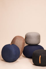 Hübsch, Mochi Sittpuff Brun Ø70 cm