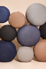 Hübsch, Mochi Sittpuff Brun Ø70 cm