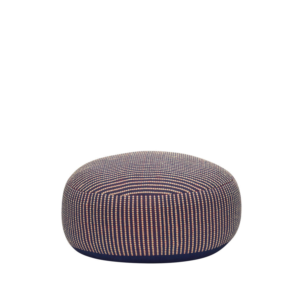 Hübsch, Mochi Sittpuff Blå/Flerfärgad Ø75 cm