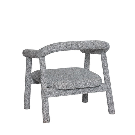 Hubsch, Ouli Loungefåtölj Ljusgrå Melange