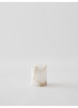 Alabaster ljuslykta