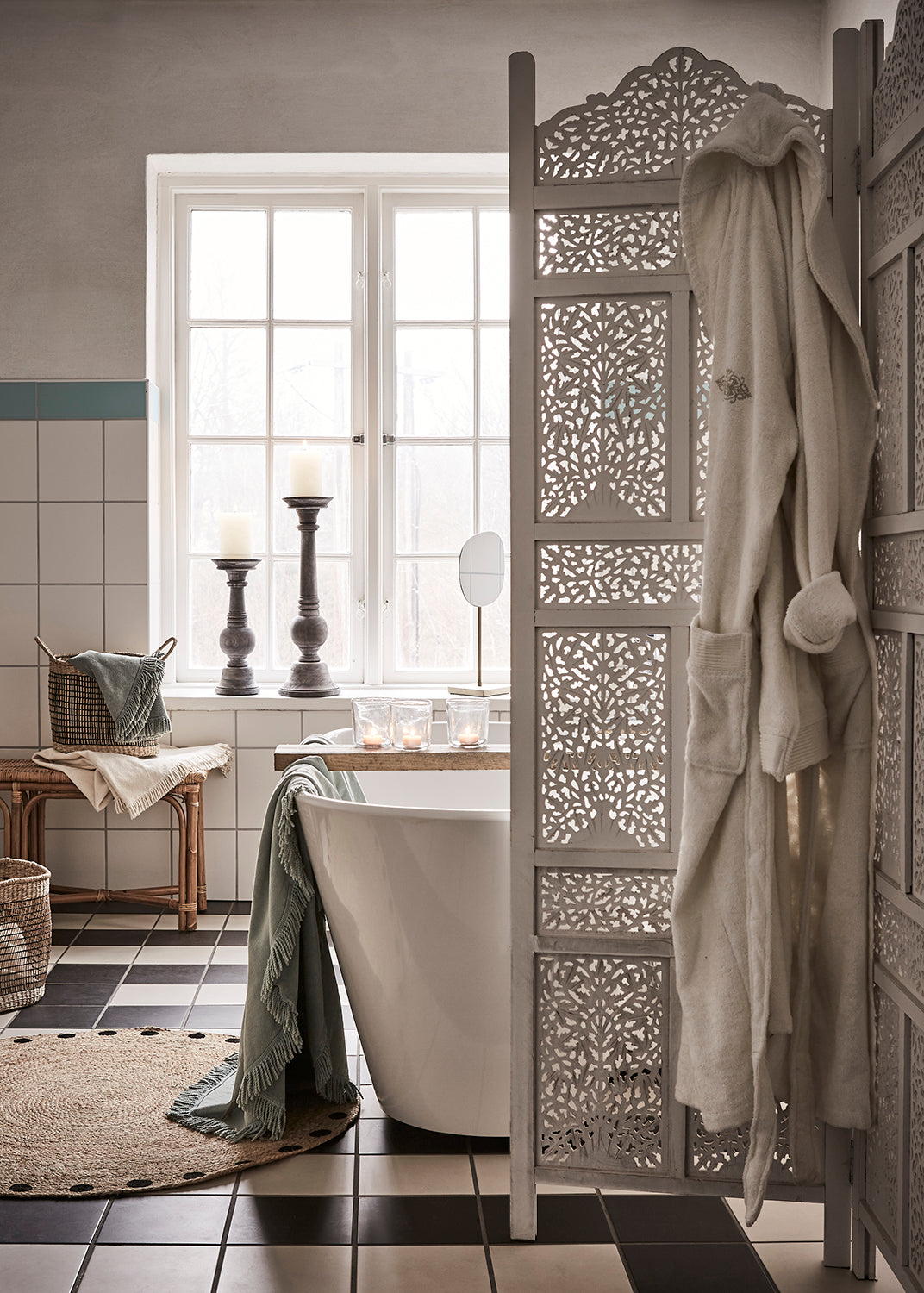 Affari of Sweden, MARINA Spegel, Mässingsfärgad